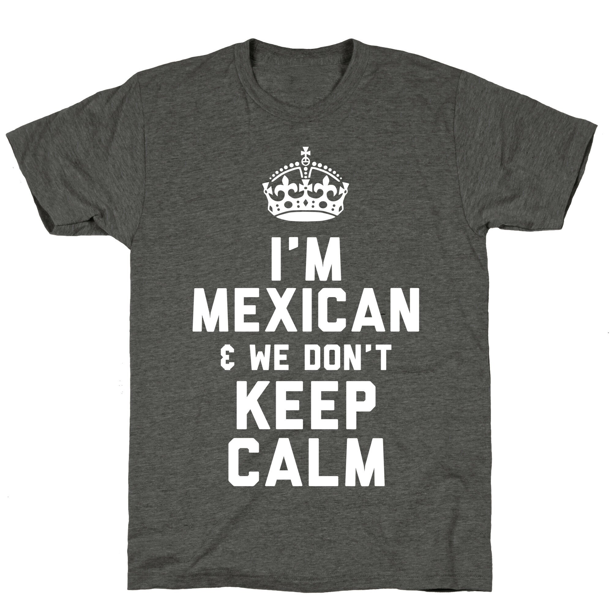 I'm A Mexican and We Don't Keep Calm Unisex Triblend Tee